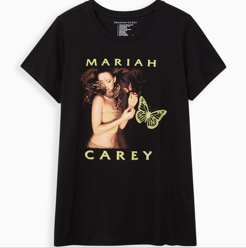 Torrid Classic Fit Tee - Mariah Carey Black - Picture 6 of 6